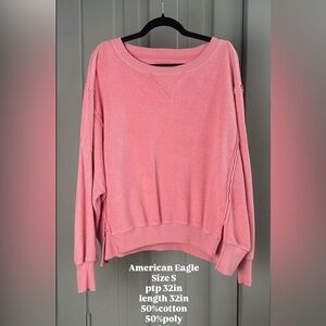 American Eagle Outfitters Soft Pink Crew Neck Sweater